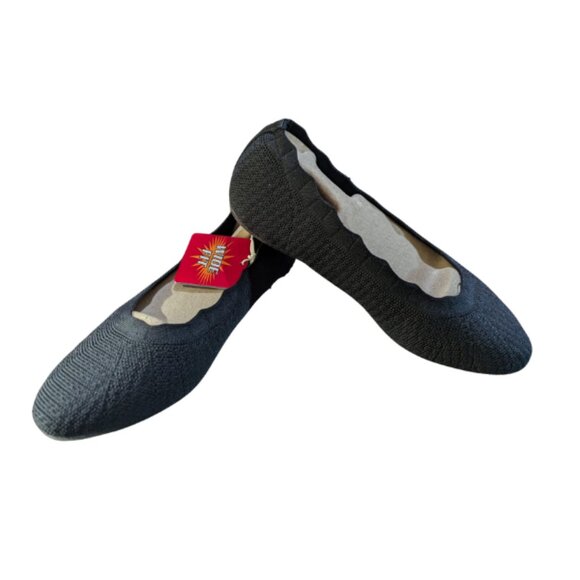 New Woman shoes Sketchers Cleo.s, size 7.5 us, black , ballerine shoes, vegan - Picture 1 of 14